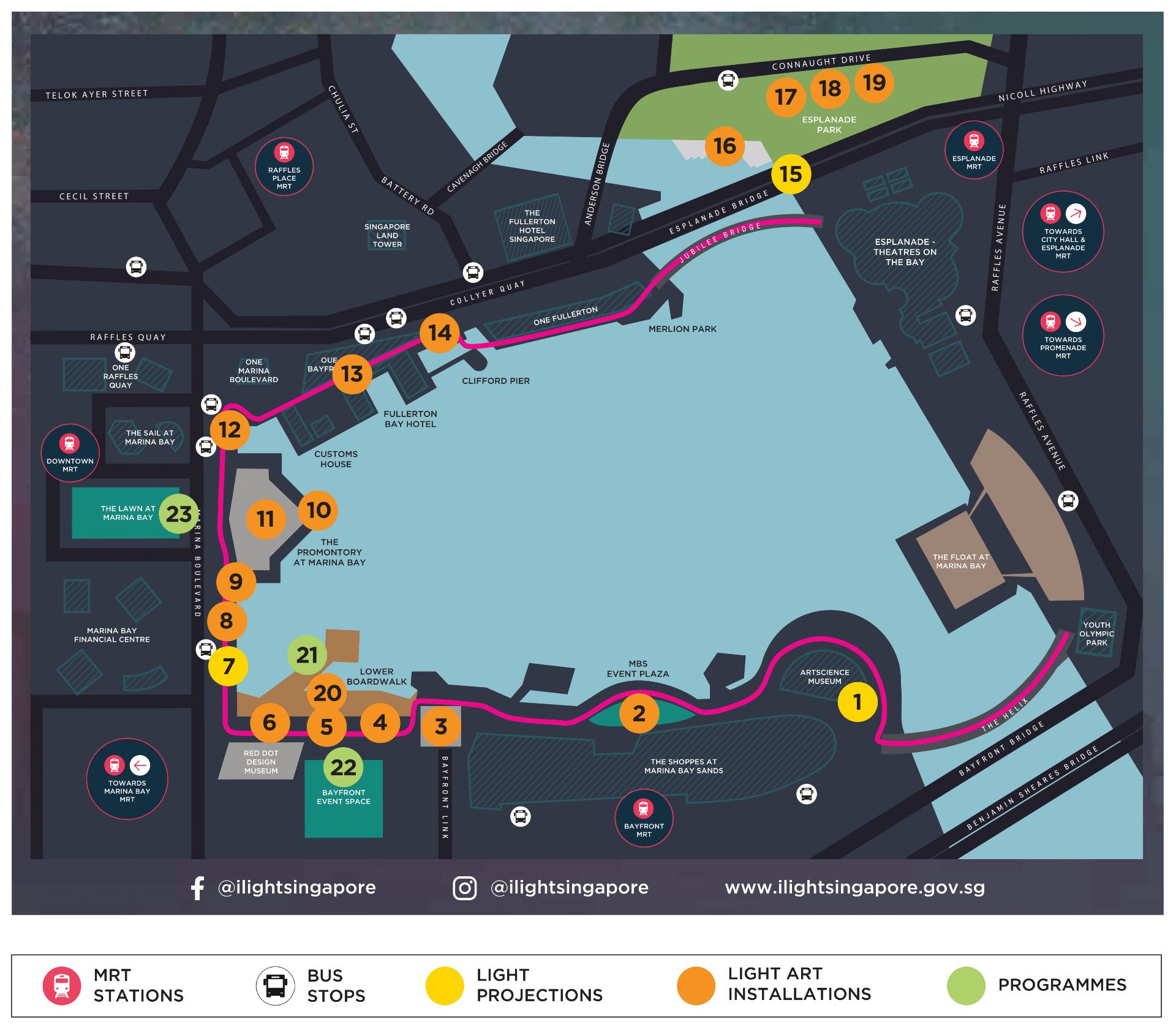 Marina Bay is legit lit, thanks to the i Light Singapore 2022 festival