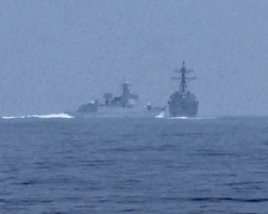 Chinese warship passed in &#039;unsafe manner&#039; near destroyer in Taiwan Strait, US says