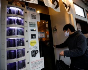 In Japan, vending machines help ease access to Covid-19 tests
