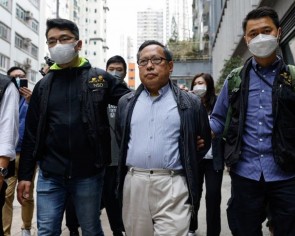 Hong Kong police detain prominent democrat while on bail