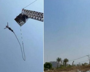 Bungee cord in Thailand snaps, but jumper miraculously survives