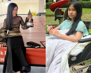 Prank gone wrong: Malaysian child actress unable to walk after chair pulled from under her