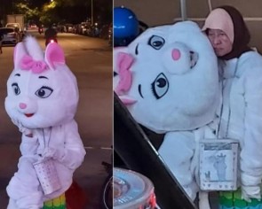 &#039;You can see tiredness on her aged face&#039;: Man in KL &#039;shocked&#039; to see elderly woman work as cartoon mascot