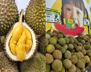 Back with a bang: $2 durians and more on sale at Giant Tampines