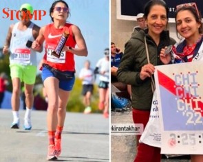Mum of Singaporean lawyer flies 23 hours to support daughter in Chicago marathon with a giant 2022 to-do list that included &#039;fab abs&#039; and &#039;Ms to Mrs&#039;