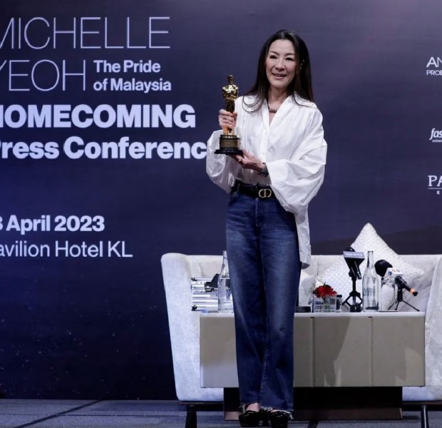 On Malaysia homecoming, Oscar winner Michelle Yeoh vows to nurture local film talent