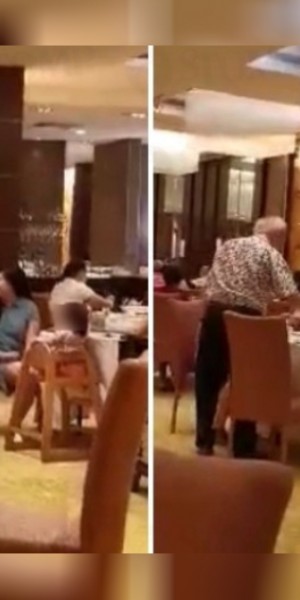 6 tables of diners spotted mingling at Peach Garden